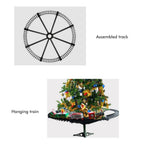 Christmas Train Set with Sounds and Lights Electric Rail Car Toy Mini Train Toy Set for Christmas and Home Decoration