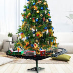 Christmas Train Set with Sounds and Lights Electric Rail Car Toy Mini Train Toy Set for Christmas and Home Decoration
