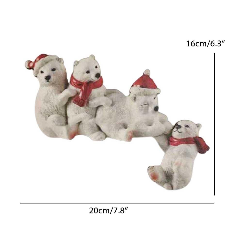 Christmas Door Frame Decoration Wooden Santa Claus Elk Xmas Decor for Home Christmas Party Ornament