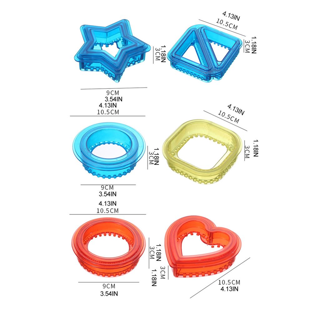 Heart Shape Sandwich Cutter Sealer Bread Decruster Pancake Maker DIY Cutters Bento Box Sandwich Decruster Press Mold for Kids