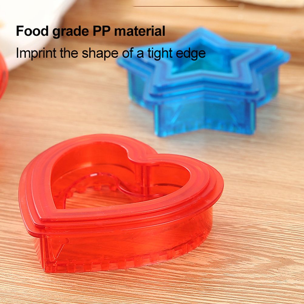 Heart Shape Sandwich Cutter Sealer Bread Decruster Pancake Maker DIY Cutters Bento Box Sandwich Decruster Press Mold for Kids