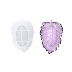 3 Pcs Leaves Silicone Mould Leaves Resin Casting Mould Tray Epoxy Resin Moulds Tray DIY Coaster Tray Casting Mould
