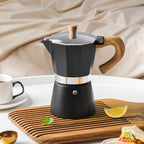 150ML/300ML Portable Aluminum Italian Style Espresso Maker Moka Pot Coffee Maker Household Mocha Cold Extract Pot for Making Cappuccino Latte