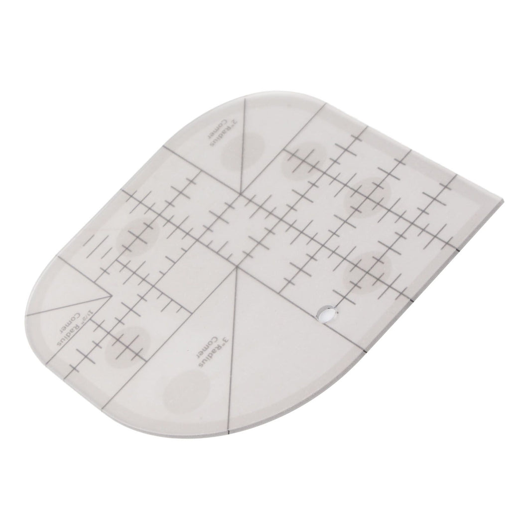 Acrylic Sewing Curved Corner Cutter Ruler Sewing Patchwork Ruler Sewing Template Patchwork Tool DIY Sewing Supplies