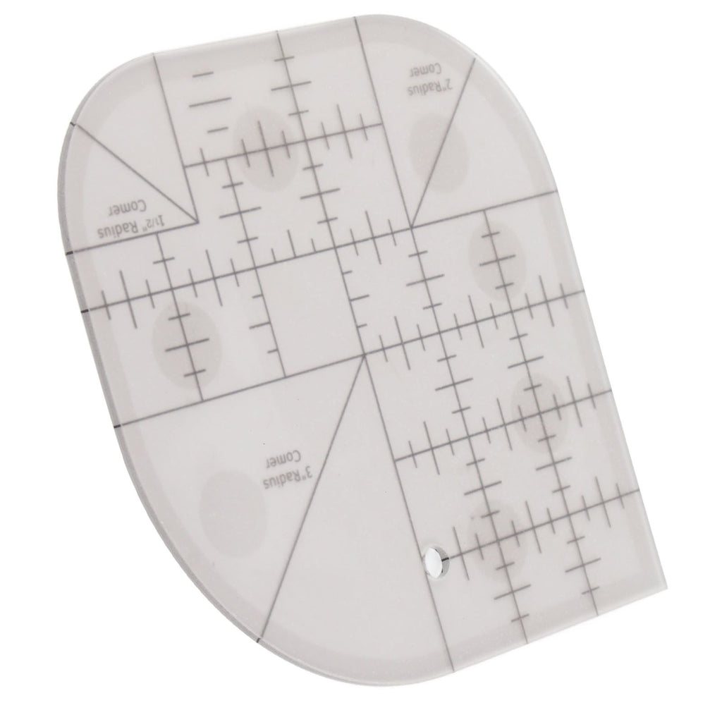 Acrylic Sewing Curved Corner Cutter Ruler Sewing Patchwork Ruler Sewing Template Patchwork Tool DIY Sewing Supplies