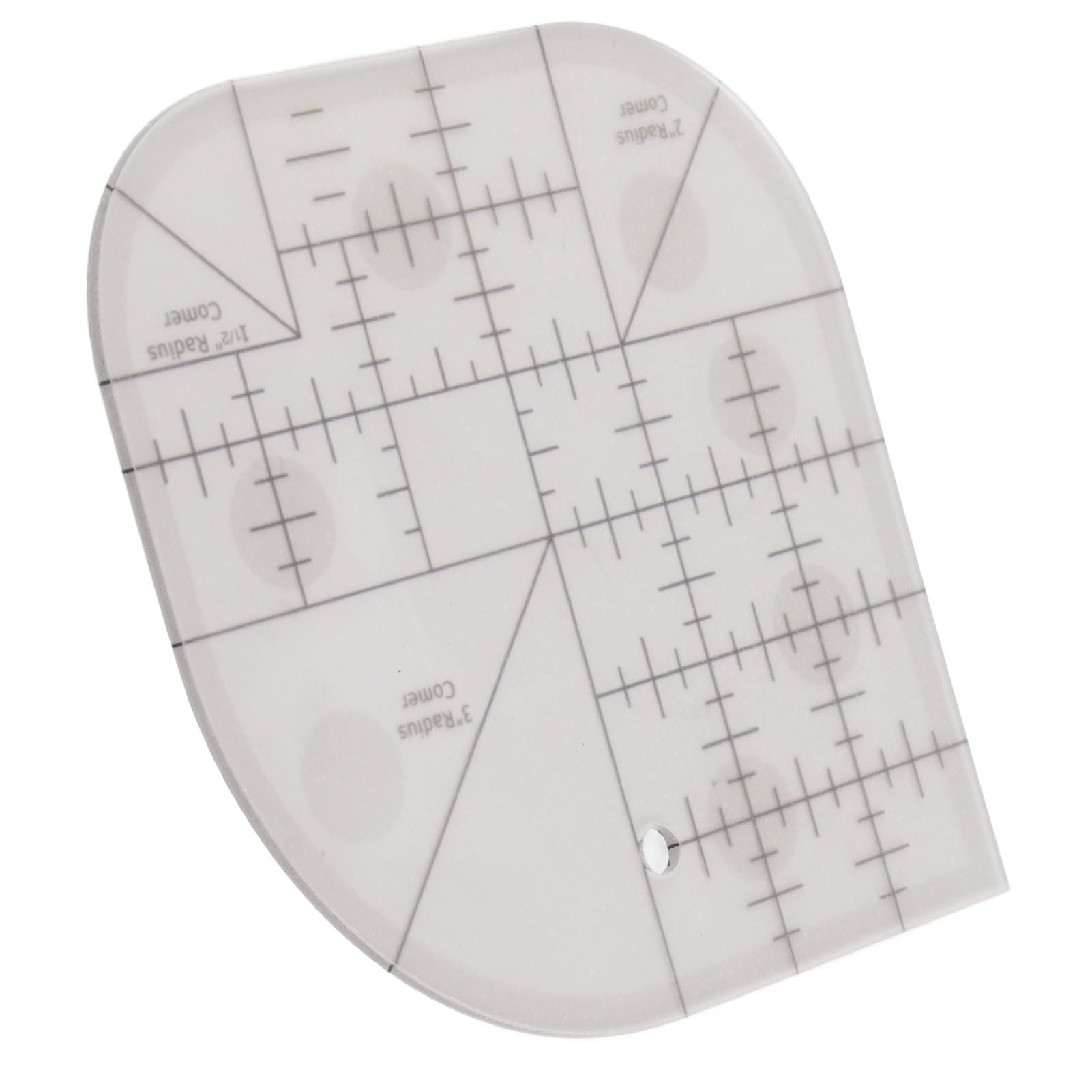 Acrylic Sewing Curved Corner Cutter Ruler Sewing Patchwork Ruler Sewing Template Patchwork Tool DIY Sewing Supplies