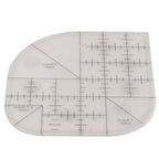 Acrylic Sewing Curved Corner Cutter Ruler Sewing Patchwork Ruler Sewing Template Patchwork Tool DIY Sewing Supplies