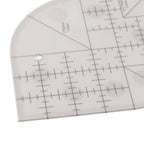 Acrylic Sewing Curved Corner Cutter Ruler Sewing Patchwork Ruler Sewing Template Patchwork Tool DIY Sewing Supplies