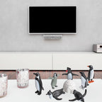 11PCS PVC Penguin Figurines Cute Simulation Ocean Animal Penguin Figure Model Toys Children s Cognitive Animal Ornaments