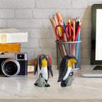 11PCS PVC Penguin Figurines Cute Simulation Ocean Animal Penguin Figure Model Toys Children s Cognitive Animal Ornaments