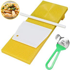 Plastic Gnocchi Boards Tool for Making Macaroni Pasta and Gnocchi Maker Cutter Rolling Pin Manual Kitchen Tool