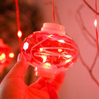 2022 New Year Red Lantern Curtain String Lights LED Spring Festival Fairy Light Street Festoon Light for Holidays Home Decor