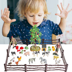 36PCS Farm Animal Toys for Kids Learning Educational Playset Simulation Farm Figurines Animal Toys Ornaments