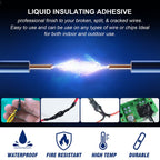 30ml Waterproof Liquid Insulating Glue High Temperature Electronic Sealant Adhesive Super Glue for Sensors Heaters and Circuit Boards