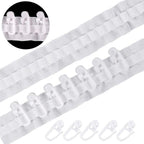 Curtain Tape Curtain Accessory Reusable Curtain Ruffle Tape Curtain Drawstring Belt Set for Pleated Curtain Head