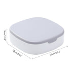 Travel Jewellery Box Portable Small Jewellery Box Organizer with Mirror Mini Jewelry Storage Case for Rings Earrings Necklaces Gifts