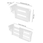 Refrigerator Dividers Refrigerator Side Door Separator Fridge Space Allocators for Home Kitchen Supplies
