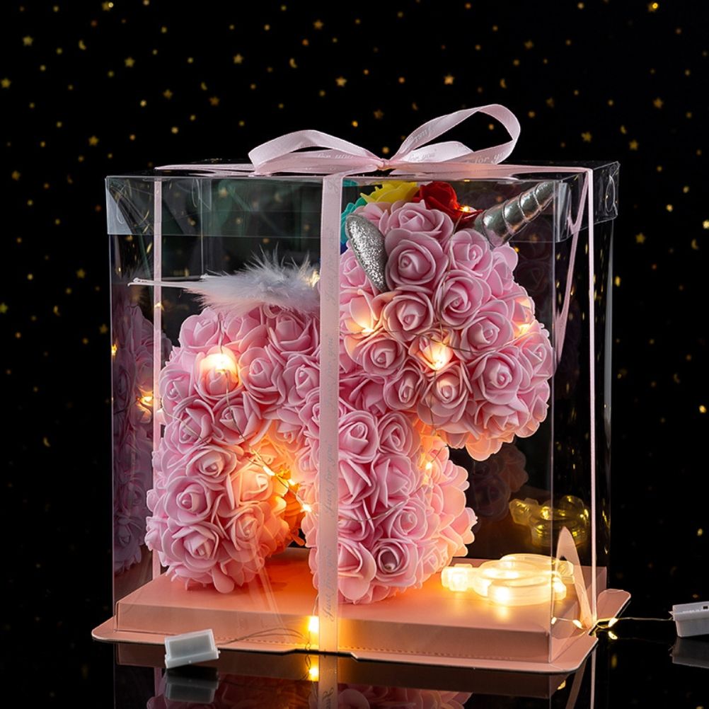 Valentine's Day Gift Rose, LED PE Flower, Christmas Decorations