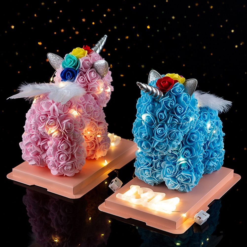 Valentine's Day Gift Rose, LED PE Flower, Christmas Decorations