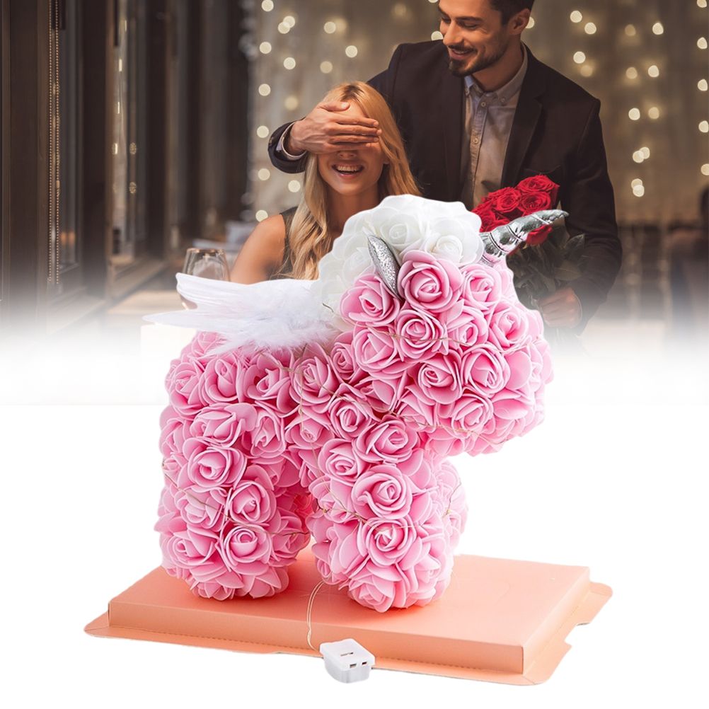 Valentine's Day Gift Rose, LED PE Flower, Christmas Decorations