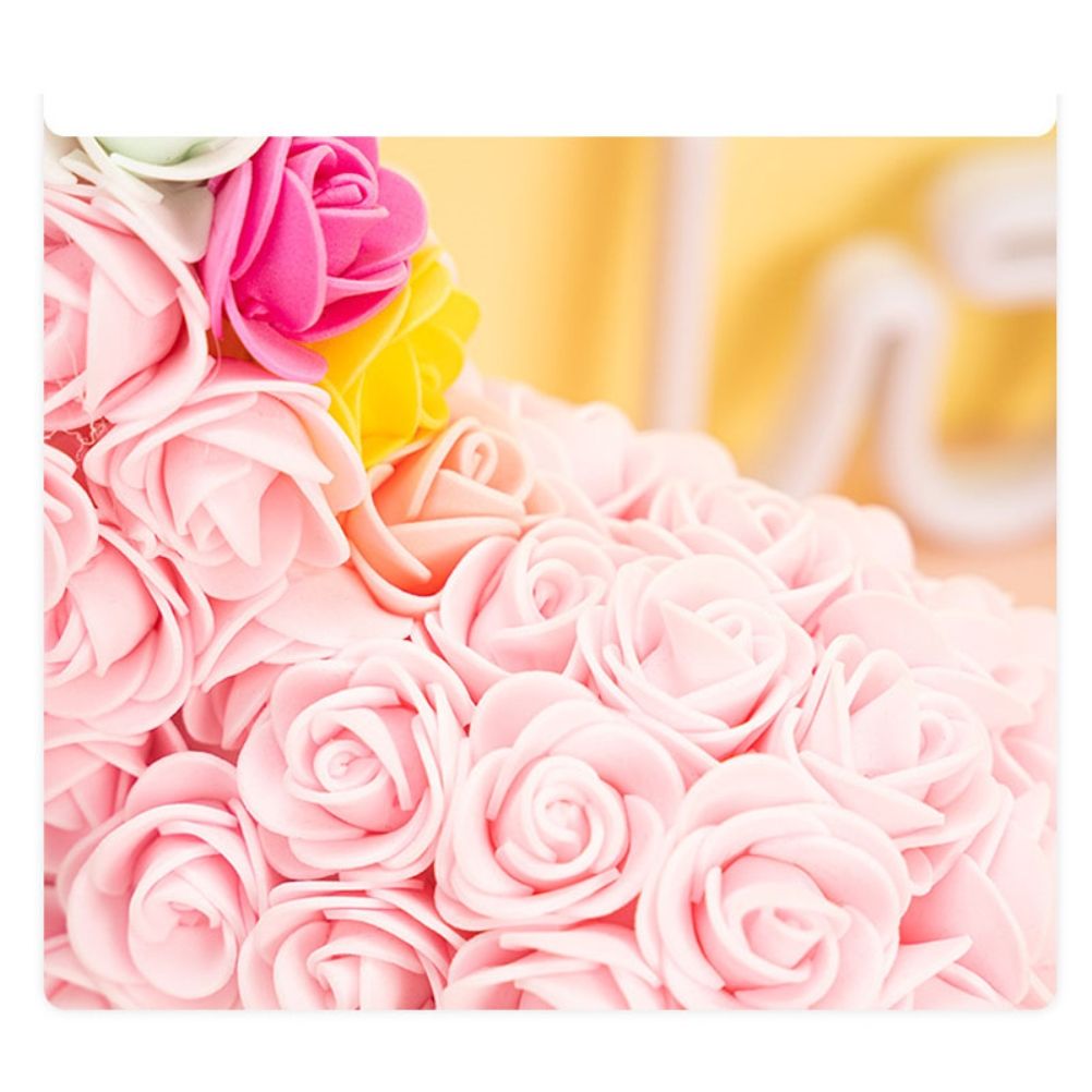 Valentine's Day Gift Rose PE Flower Gift for Girlfriend Home Christmas Decorations