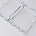 Large Capacity Desktop Storage Rack Clear Acrylic Kitchen Shelf Single Layer Office Desktop File Organizer