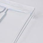 Large Capacity Desktop Storage Rack Clear Acrylic Kitchen Shelf Single Layer Office Desktop File Organizer