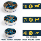 Spiral Slow Feeder Insert Slow Feeder Dog Bowls Accessories to Slow Down Eating for Dog and Cat Supplies