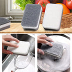 10Pcs Cleaning Scrub Sponges Heavy Duty Scrubbing Dish Sponge Dishwashing Sponge for Kitchen Dish Sink Bathroom Cleaning