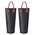 Single Bottle Wine Tote Bag Portable Felt Insulated Padded Thermal Wine Carrier Bag Wine Cooler for Travel Picnic Beach Wine Gifts