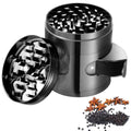 4 Layer 60mm Herb Grinder Zinc Alloy Spice Grass Mill Grinders with Magnetic Lid