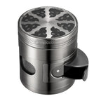 4 Layer 60mm Herb Grinder Zinc Alloy Spice Grass Mill Grinders with Magnetic Lid