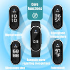 Mosquito Repellent Watch Ultrasonic Mosquito Repellent Bracelet Rechargeable Anti Mosquito Repeller Wristband