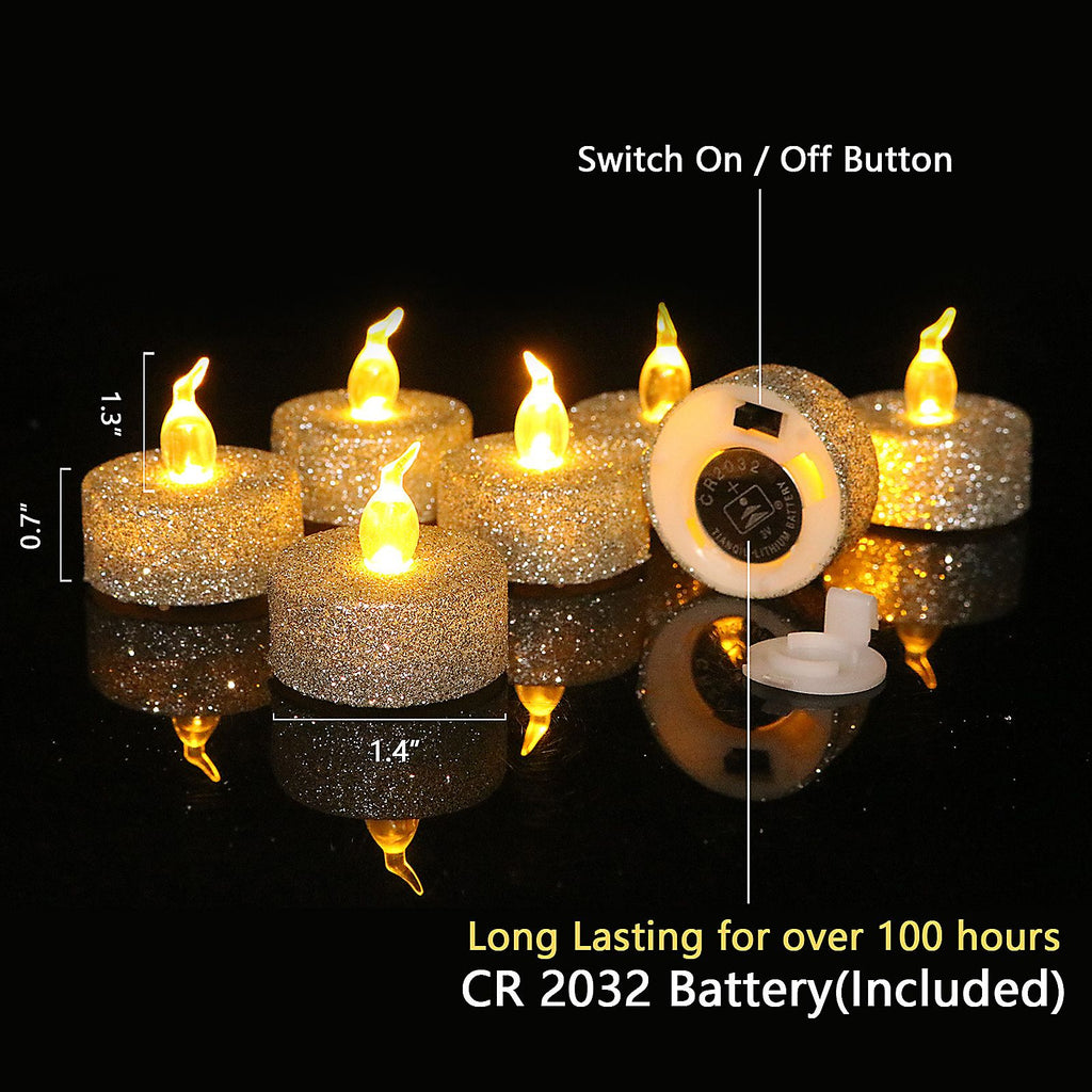 Romantic Proposal Birthday Surprise Tea Wax Christmas Decoration LED Electronic Candle
