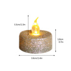 Romantic Proposal Birthday Surprise Tea Wax Christmas Decoration LED Electronic Candle