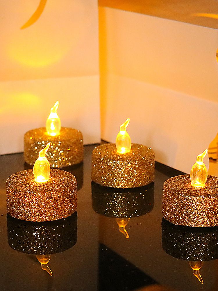 Romantic Proposal Birthday Surprise Tea Wax Christmas Decoration LED Electronic Candle