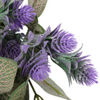 Lavender Wreath Artificial Lavender Floral Wreath for Wedding Party Wall Window Backdrop Home Decor