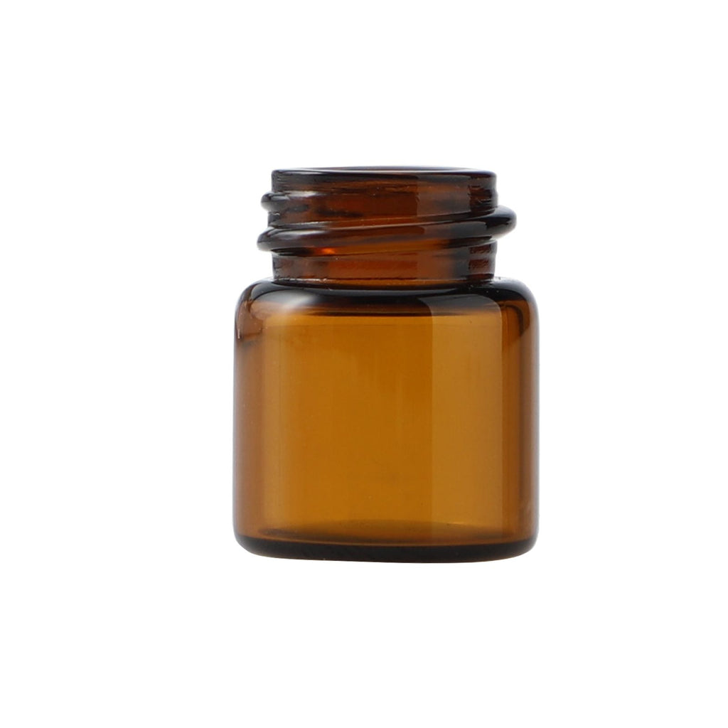 100Pcs Essential Oil Bottle Thick Glass Shock Resistant UV Protection Portable Essential Oil Bottle Brown