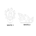 Funny Snowman Light Durable Metal Bright Light Decorative Stylish Snowman Light for Winter Christmas