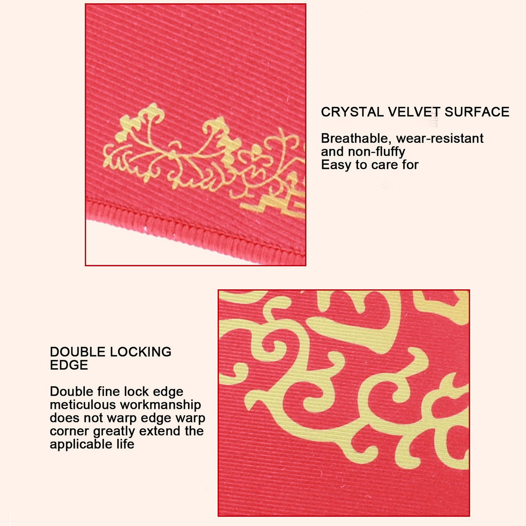 New Year Red Chinese Floor Mat Door Mat Indoor Doormat