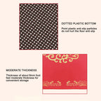 New Year Red Chinese Floor Mat Door Mat Indoor Doormat