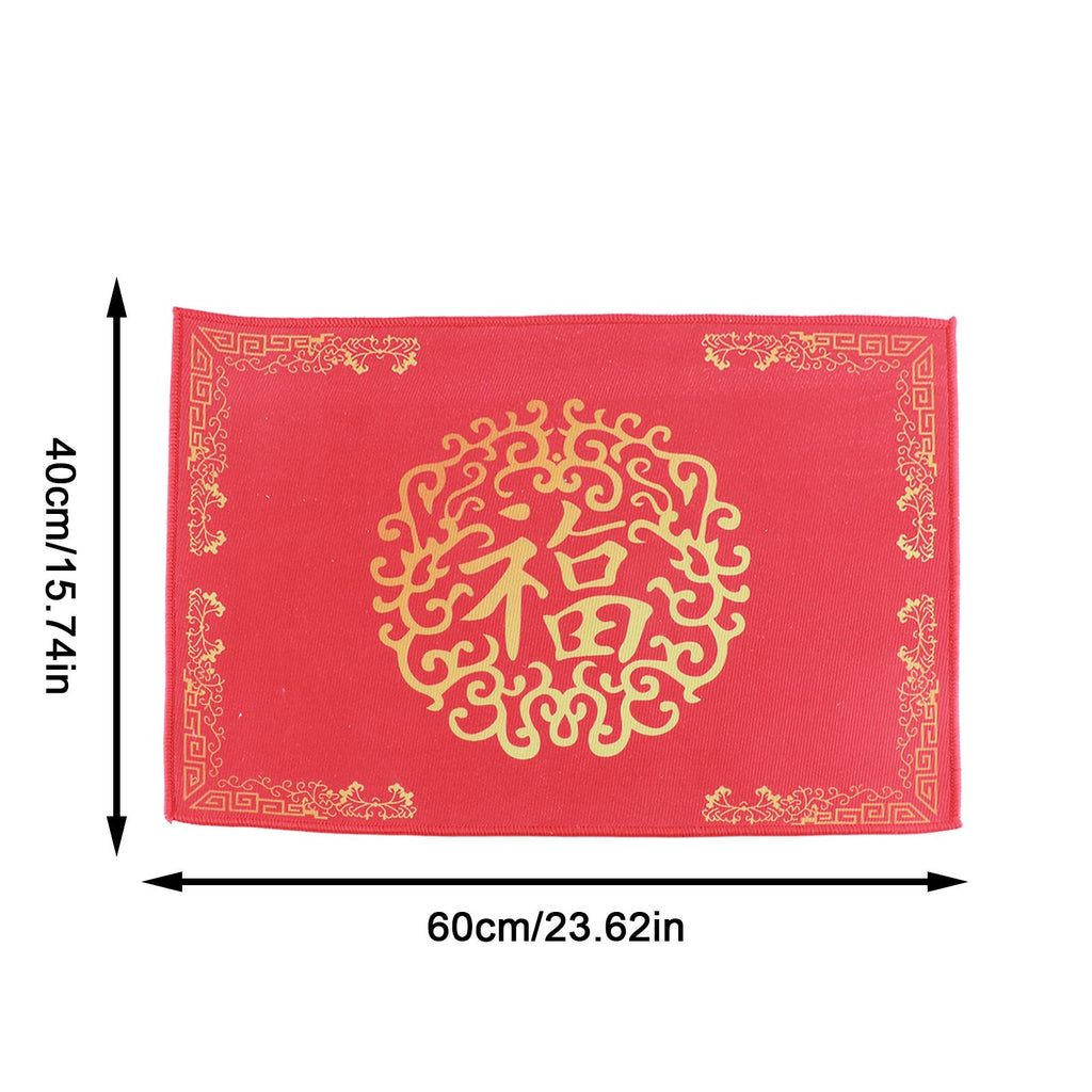 New Year Red Chinese Floor Mat Door Mat Indoor Doormat