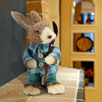 Cattail Eco Friendly Bright Colors Lifelike Durable Easter Bunny Figurine