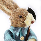 Cattail Eco Friendly Bright Colors Lifelike Durable Easter Bunny Figurine