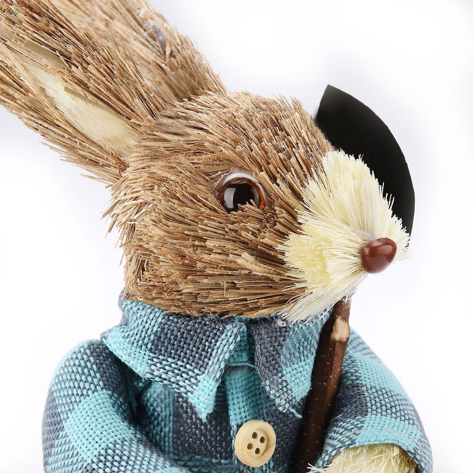 Cattail Eco Friendly Bright Colors Lifelike Durable Easter Bunny Figurine