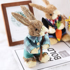 Cattail Eco Friendly Bright Colors Lifelike Durable Easter Bunny Figurine