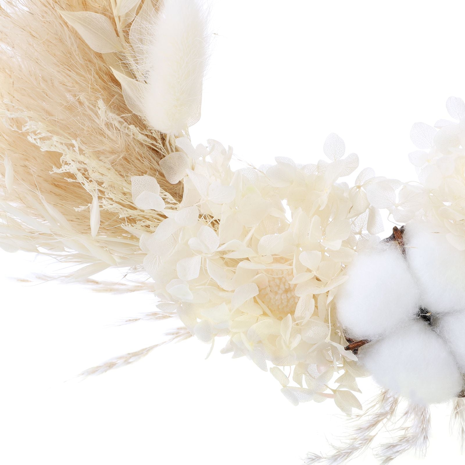 Pampas Grass Wreath Lovely Fluffy Full Wall Wreaths for Living Room Bedroom Study