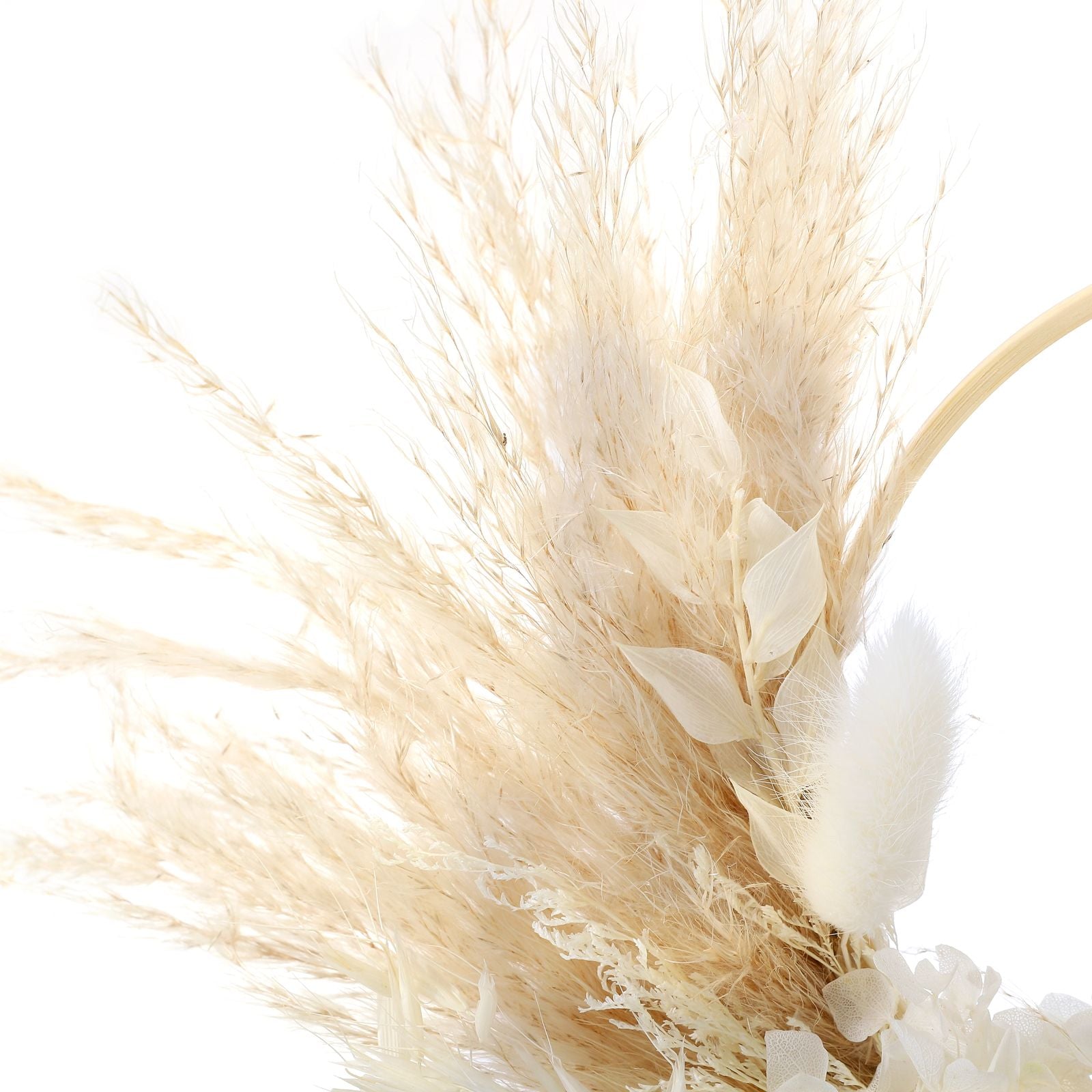 Pampas Grass Wreath Lovely Fluffy Full Wall Wreaths for Living Room Bedroom Study