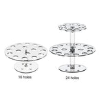 Acrylic Ice Cream Cone Bracket Popcorn Cone Display Rack