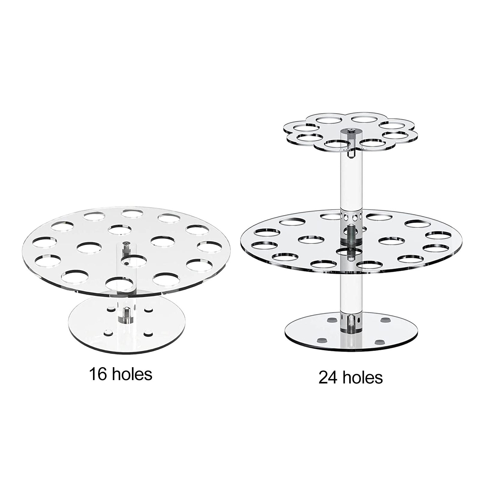 Acrylic Ice Cream Cone Bracket Popcorn Cone Display Rack